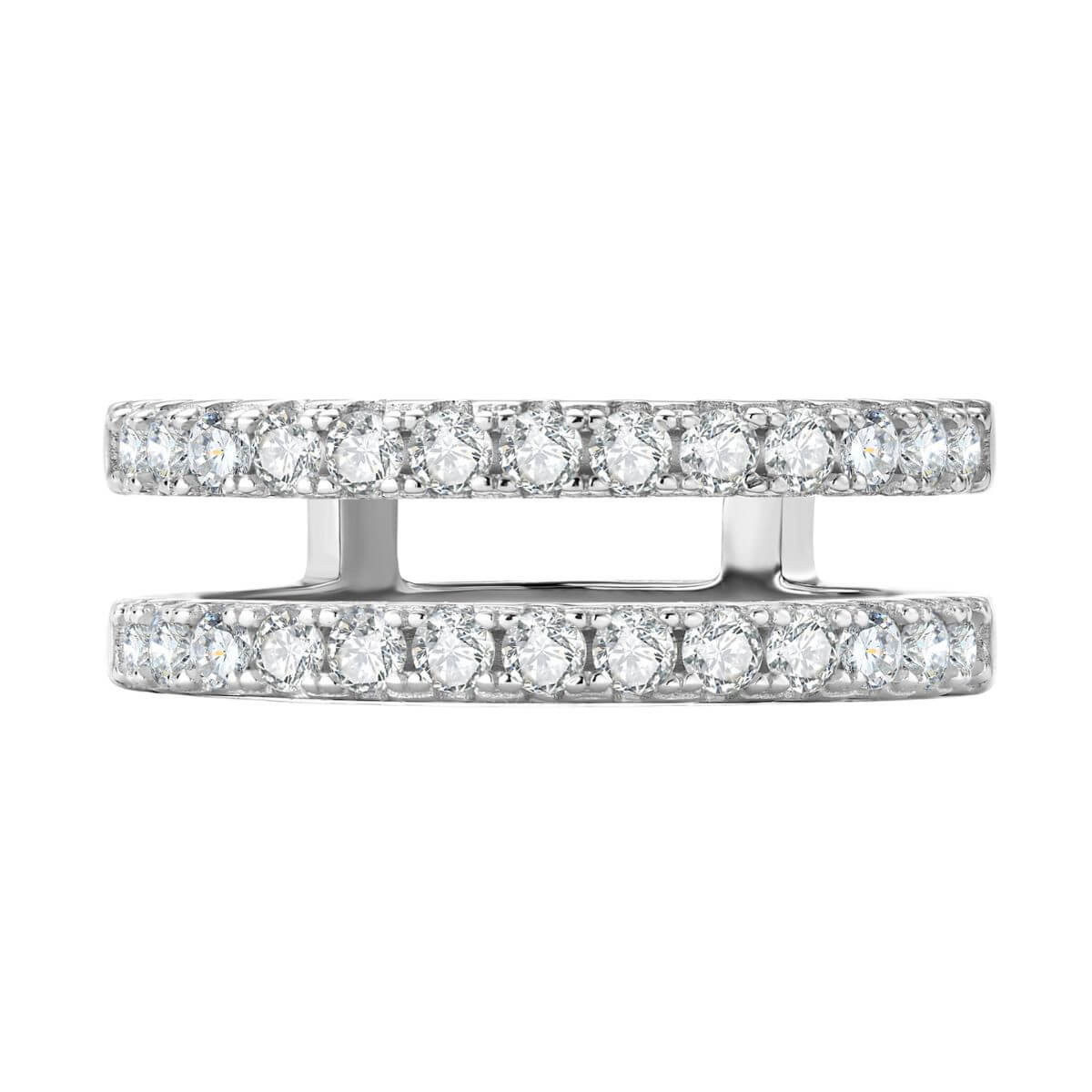 Double Row Diamond Ring